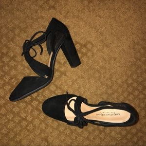 US 9.5 Christian Siriano Black Heels